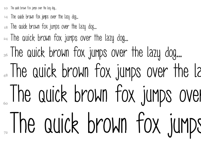 MRF Fields of Wildflowers font waterfall
